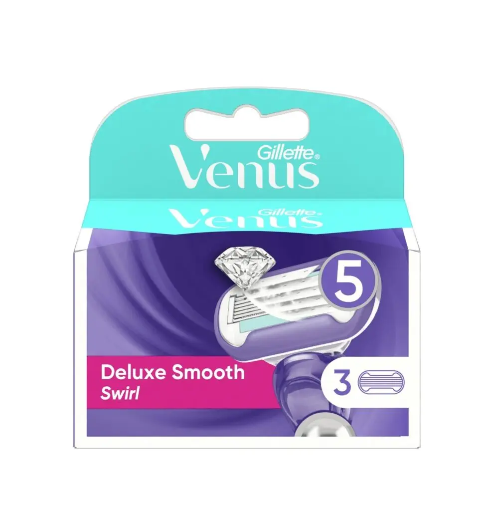 Gillette Venus Deluxe Smooth Swirl 3 Ersatzklingen