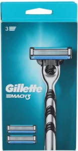 Gillette Mach3 Rasoir + 3  recharge