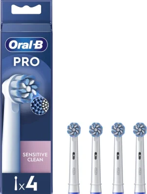 Oral-B Sensitive Clean Pro Têtes de brosse 4 pièces
