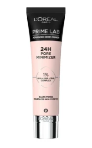 L’Oréal Prime Lab Foundation 1% complex.