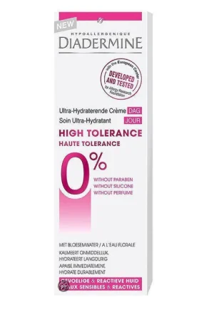 Diadermine Crème de Jour 50ml Ultra Hydratante Haute Tolérance