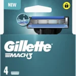 Gillette Mach3 4 pièces Lames de rasoir pour homme