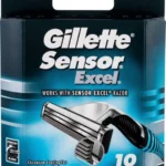 Gillette Lames de Rasoir Sensor 3 Lames de Recharges 10 pièces