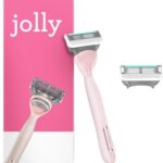 Jolly rose Rasoir Femme 2 Lames de Rasoir avec Manche