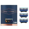 Lames de rasoir King C. Gillette 3 lames de recharge