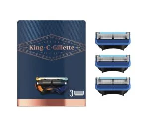 Lames de rasoir King C. Gillette 3 lames de recharge