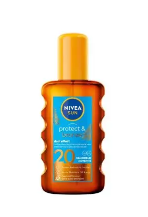 NIVEA SUN Protect & Bronze Oil SPF 20 Spray 200 ml