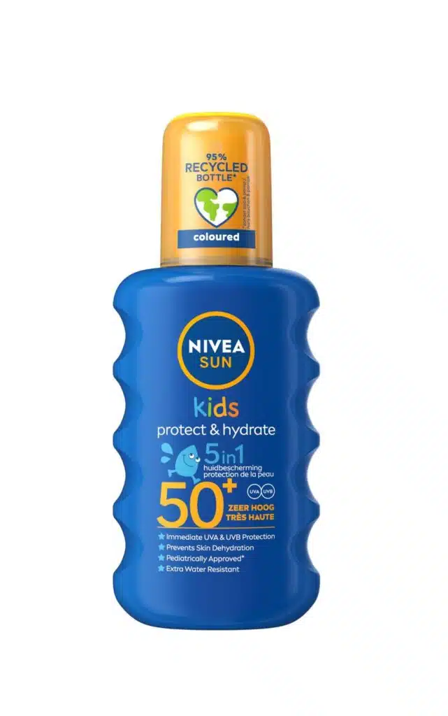 NIVEA SUN Kids Protect SPF 50+ Zonnebrandspray in Olie 200 ml