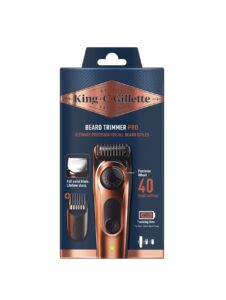 King C. Gillette PRO Bartschneider für Herren, 40 Einstellungen