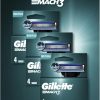 Gillette Mach3 Lames de rasoir pour homme 12 Lames de recharge