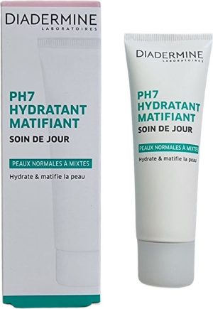 DIADERMINE Matifiant Jour Hydratant PH7 - Soin essentiel - 50 ml