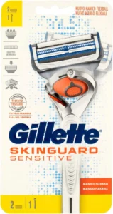 Gillette Skinguard Sensitive Support Flexball + 2 Razor Blades