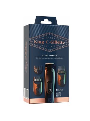 Tondeuse à barbe sans fil King C. Gillette