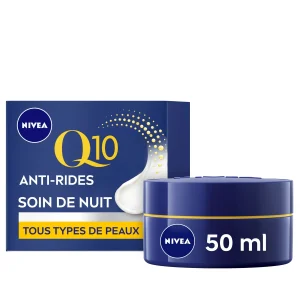 Crème Visage Nuit Anti-rides Fermeté Q10 NIVEA 50ml