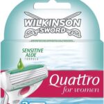 Lames de rasoir Wilkinson Quattro pour femmes 3 recharge