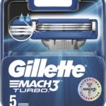 Gillette Mach3 Turbo - 5 pièces - Lames de rasoir