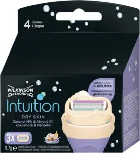 Wilkinson Razor Blades Intuition Blades Peau Sèche 3 lames