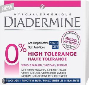 Diadermine Crème de Nuit Anti Rides Haute Tolérance 50ml