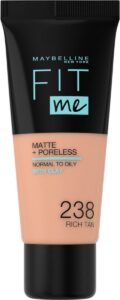 Maybelline New York Fond de teint Fit Me Matte 238 Rich Tan 30ml