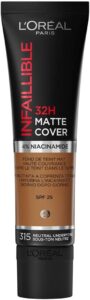 L'Oréal Infaillible 32H Matte 315 Fond de teint à couvrance totale