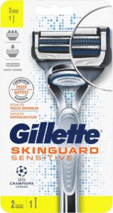Gillette Skinguard Sensitive Système de Rasage pour Homme
