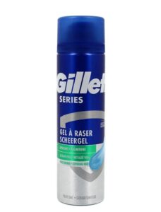 Gel à raser série Gillette pour peaux sensibles