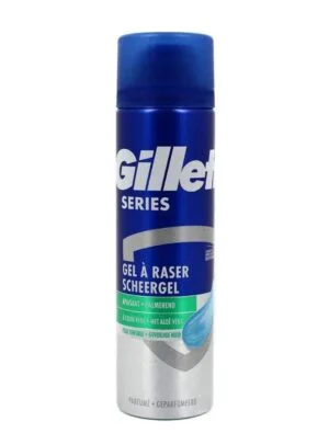 Gel à raser série Gillette pour peaux sensibles