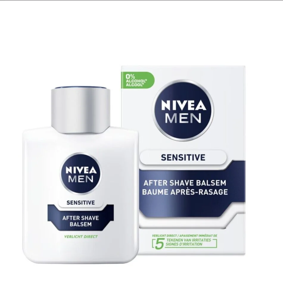 NIVEA MEN Sensitive Skin After Shave Balm 0% Alcohol