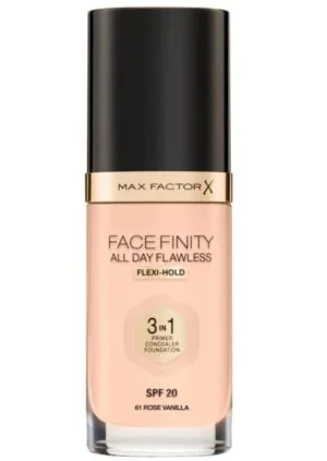 Max Factor Fond de teint All Day Flexi Hold 3 en 1 Rose Vanille 61