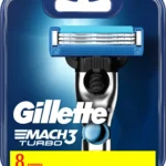Gillette Mach3 Turbo 8 pièces Lames de rasoir
