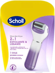 Scholl 2-in-1 elektrische exfoliërende gladmakende vijl
