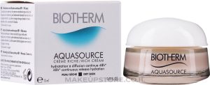 Biotherm Aquasource  Crème Riche Peaux Sèches 15 ml