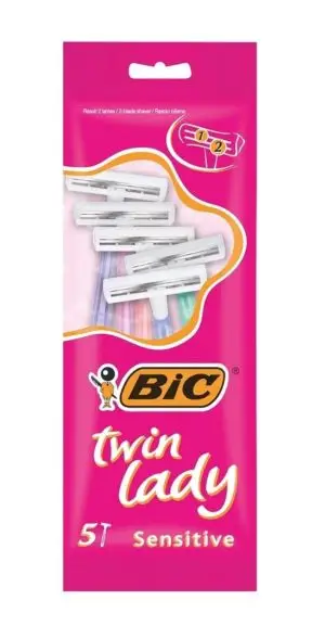Bic Twin Lady 5 pièces Lames de rasoir jetables
