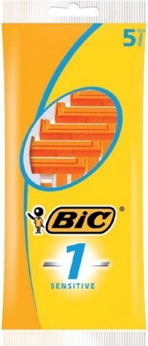 Rasoirs jetables BIC Sensitive 5 pièces
