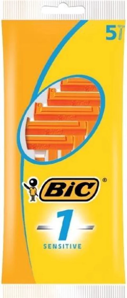 Rasoirs jetables BIC Sensitive 5 pièces