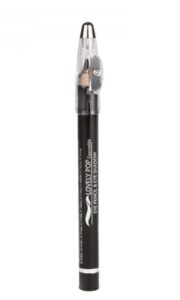 Crayon pour les yeux et fard à paupières 2 en 1 taille-crayon noir