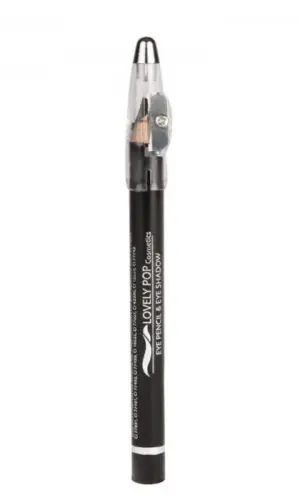 2-in-1-Augenstift und Lidschatten, schwarzer Anspitzer