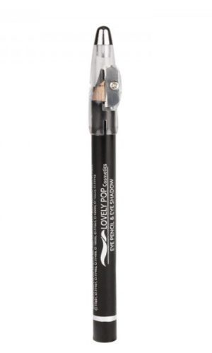 2 in 1 Eye Pencil and Eyeshadow Black Sharpener
