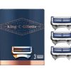 Gillette King C Lames de Rasoir Homme 3 Lames de Recharge