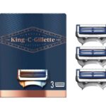 Gillette King C Lames de Rasoir Homme 3 Lames de Recharge