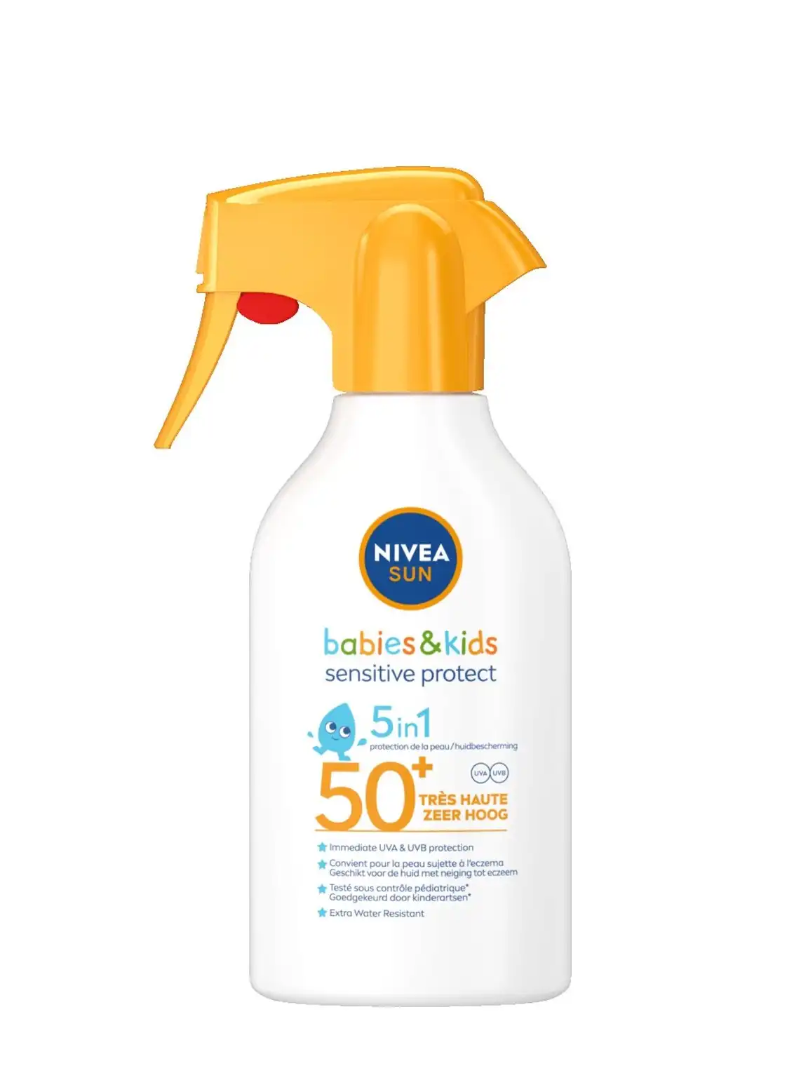 Nivea Sun Kids SPF50+ Sensitive Protect Spray Solaire 270 ml