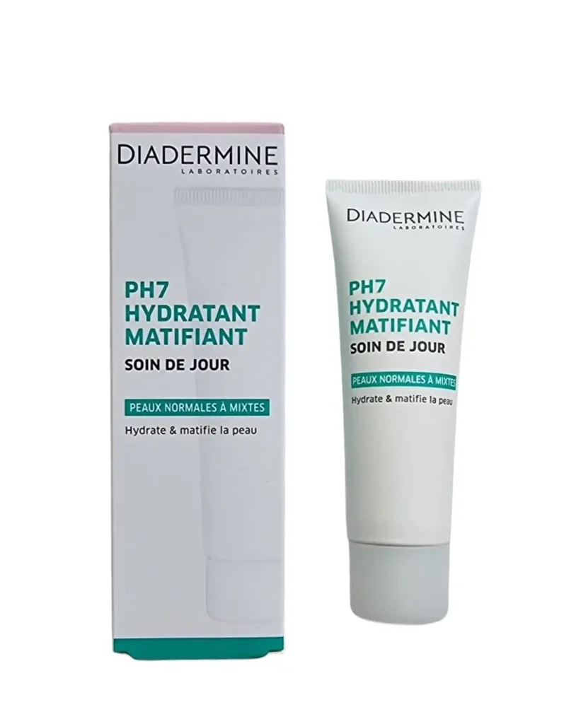 Diadermine Matifiant Jour Hydratant PH7 Soin essentiel 50 ml