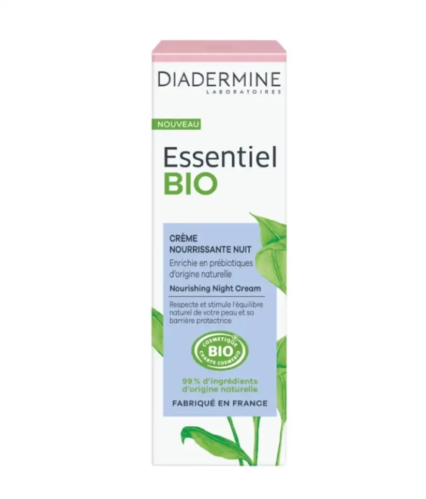 Diadermine Essentiel Bio 50ml Voedende Nachtcrème voor het Gezicht