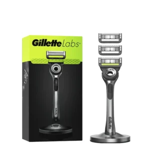 Gillette Labs rasoir 1 manche 3 recharges support magnétique