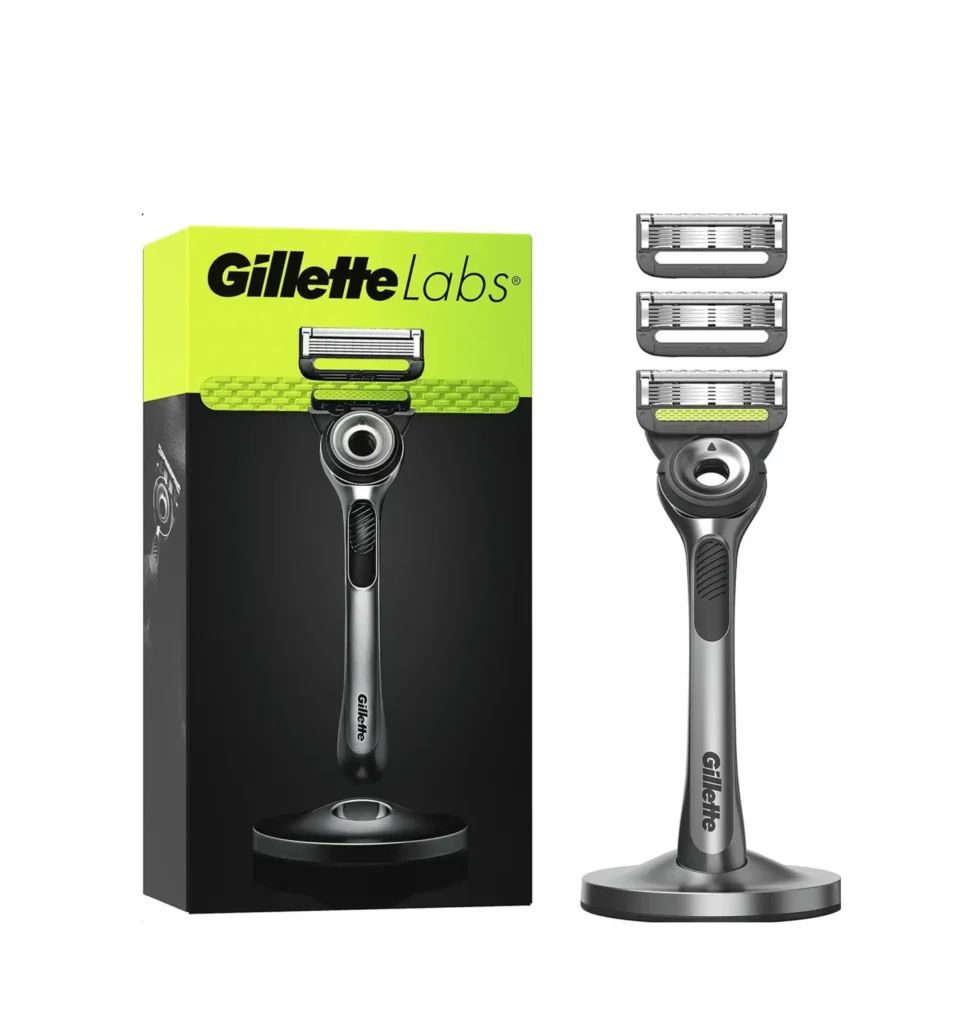 Gillette Labs Rasierer 1 Griff 3 Nachfüllungen Magnethalter