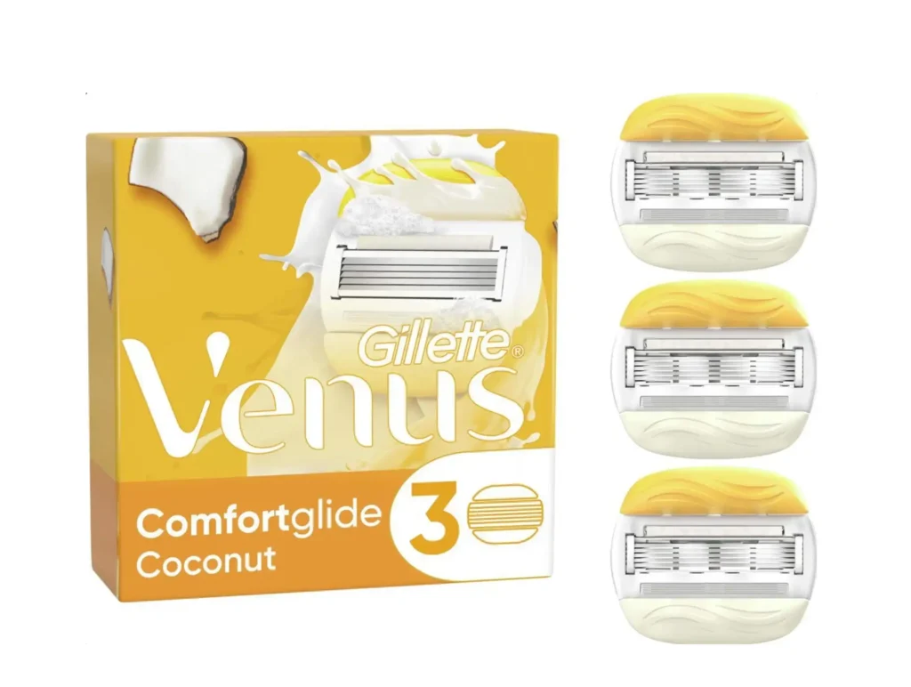 Venus Comfortglide Coconut scheermesjes x3