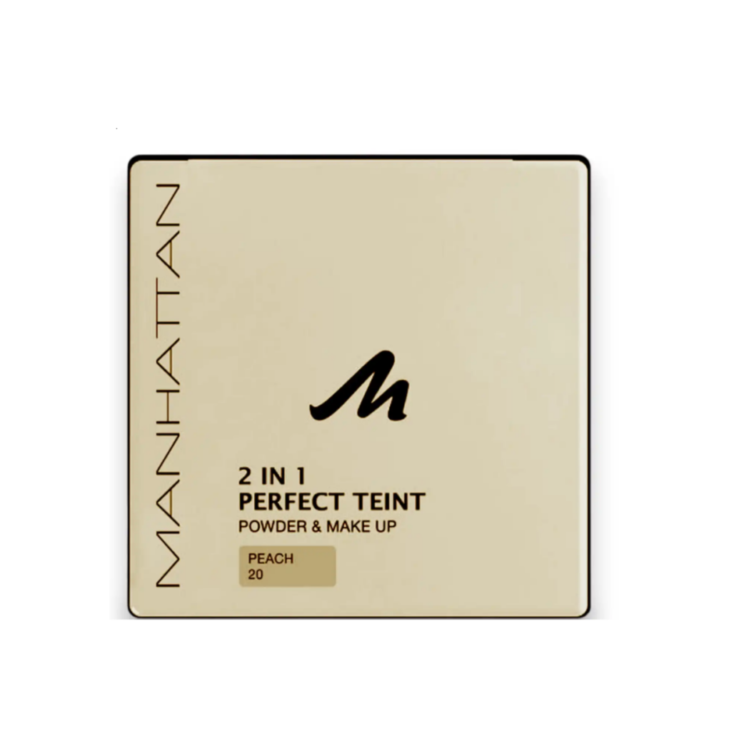 Puder 2 w 1 Perfect Teint Manhattan 20 Pêche Naturelle 9 g