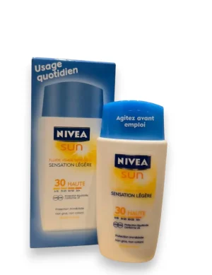 Nivea Sun 30+ Sensation Légère 50ml Fluide Visage Non Grasse