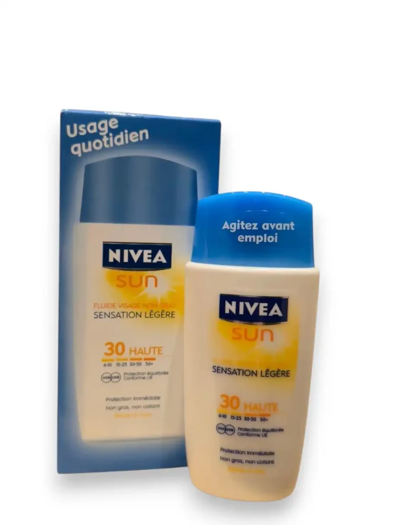 Nivea Sun 30+ Light Sensation 50 ml nicht fettendes Gesichtsfluid