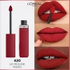 Découvrez une couleur éclatante qui dure toute la journée avec le Rouge à lèvres Infaillible Matte 24h 420 Le Rouge Paris de L'Oréal. Sublimez votre routine beauté dès maintenant !